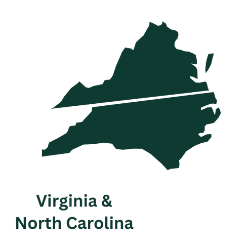 Virginia and North Carolina